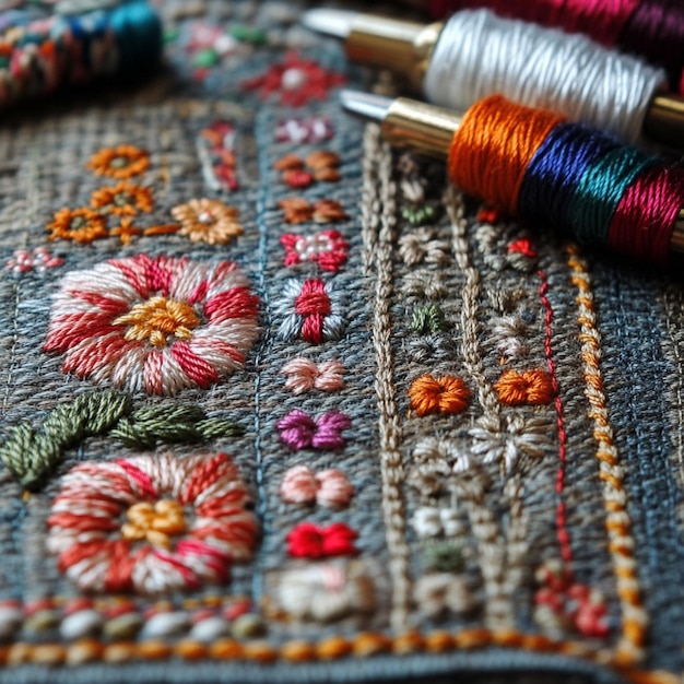 haft na tkaninie — plan klasyczny